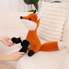 19cm/24cm Sitting Little Fox Plush Toy – Soft And Fluffy Stuffed Animal; Suitable For Room Decor, Children's Birthday Gifts, Back-To-School, Thanksgiving, Halloween, And Christmas. - Multicolor - View 10