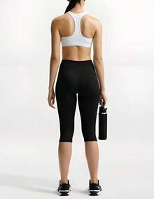 Nike Women's Casual Yoga Fitness Supportive Quick-Dry Comfortable Sports Bra - White - View 6