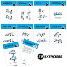 Workout Cards, Instructional Fitness Deck For Women And Men, Beginner Fitness Guide To Training Exercises At Home Or Gym - Foam Roller - View 4