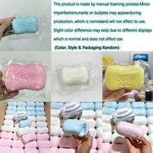 1 pezzo Giocattolo anti-stress in sapone con lettera in rilievo, gadget fidget super morbido a lenta ripresa, colore pastello casuale, omaggio per fanmeet, collezionabile per hobby fandom, accessorio da scrivania, ornamento abbinato per scambio di photocard - Multicolore - Visualizzare 9