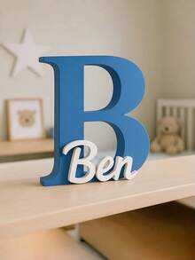 Customized Decorative Letter 2D Flat Acrylic Sign, Customizable English Name, Multi-Purpose Personalized Nameplate Decor, Suitable For Birthday, Wedding, Christmas And Graduation Ceremony, Practical Customized Decorative Items For Various Celebration Occasions - Multicolor - View 4