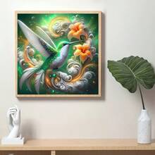 1pc - DIY Handmade 5D Diamond Painting Kit, Suitable For Adults And Beginners, Craft Supplies, Applicable For Living Room, Bedroom, Office, Wall Decor Art. - round diamond - View 6