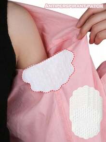 10/20/40/50/60/80/90/100pcs Disposable Non-Woven Underarm Sweat Pads, Simple White Invisible Sweat-Absorbing Liners, Long-Lasting Effective Sweat Protection, Thin Hidden Design, Comfortable Underarm Wear, Unisex - Multicolor - View 7