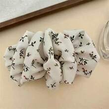 4pcs/2pcs/1pc Minimalist Vintage Floral Pattern Banana Hair Claw Clip, Suitable For Thick Hair, Elegant Fashion Versatile Travel Vacation Photo Decoration Accessory, Single-Tooth Hair Claw For Daily Outings Hair Accessory - Multicolor - View 15