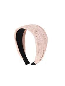 1pc Women's Solid Color Wide Headband, Multiple Colors Available, Suitable For Commuting, Travel And Daily Face Washing - Multicolor - View 11