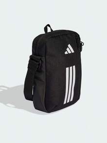 Adidas Men's And Women's Portable Crossbody Bag For Outdoor Cycling And Travel. Approximate Dimensions: 20.5*15*5CM - Black - View 2