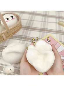 Of Japanese-Style Plastic Large Steamed Buns With Slow Rebound And Pinching To Relieve Stress And Vent In Class.6cm (2.36in) And 10cm (3.94in) ,Squishy Toys - Multicolor - View 7