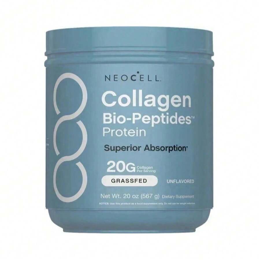 Collagen Bio-Peptides Protein| 20 Oz| Unflavored| Grassfed| By NeoCell - 1 - View 1