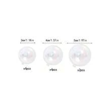 Bộ 35-10 cái topper bánh bóng kèm vương miện vàng mini, quả cầu nhựa trong suốt nhiều màu trang trí bánh cho sinh nhật, đám cưới, tiệc - Nhiều màu - Xem 10