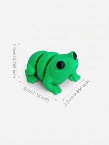 Caja sorpresa de animales del bosque articulados impresos en 3D, mini figuras móviles de dinosaurio, panda, elefante, rana, camaleón y oruga, juguetes coleccionables lindos para alivio del estrés sensorial, recuerdos educativos para fiestas para niños y niñas, útiles escolares - Multicolor - Ver 6