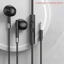 Fashion Wired Earphones, 1pc/4pcs Mixed Color Pack, In-Ear Design With 3.5mm/USB-C DAC Digital Chip, Built-In Microphone, Supports Hands-Free Calling, Volume Control And Song Switching, Highly Compatible With Phones - View 7