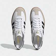 Adidas Originals SAMBA DECON Comfortable Versatile Durable Low-Top Sneakers Unisex White/Grey - White Gray - View 7