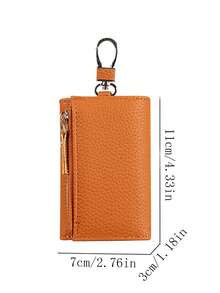 Mini Compact Minimalist Fashionable Practical Portable Key Holder Card Holder Wallet - Multicolor - View 9