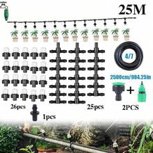 Automatic Drip Irrigation Kit (Garden Version) - 4/7mm, Equipped With Brass Mist Nozzle, Suitable For Lawn, Potted Plants And Greenhouse, Lawn Automatic Drip Irrigation System, Potted Plants Greenhouse - Multicolor - View 23