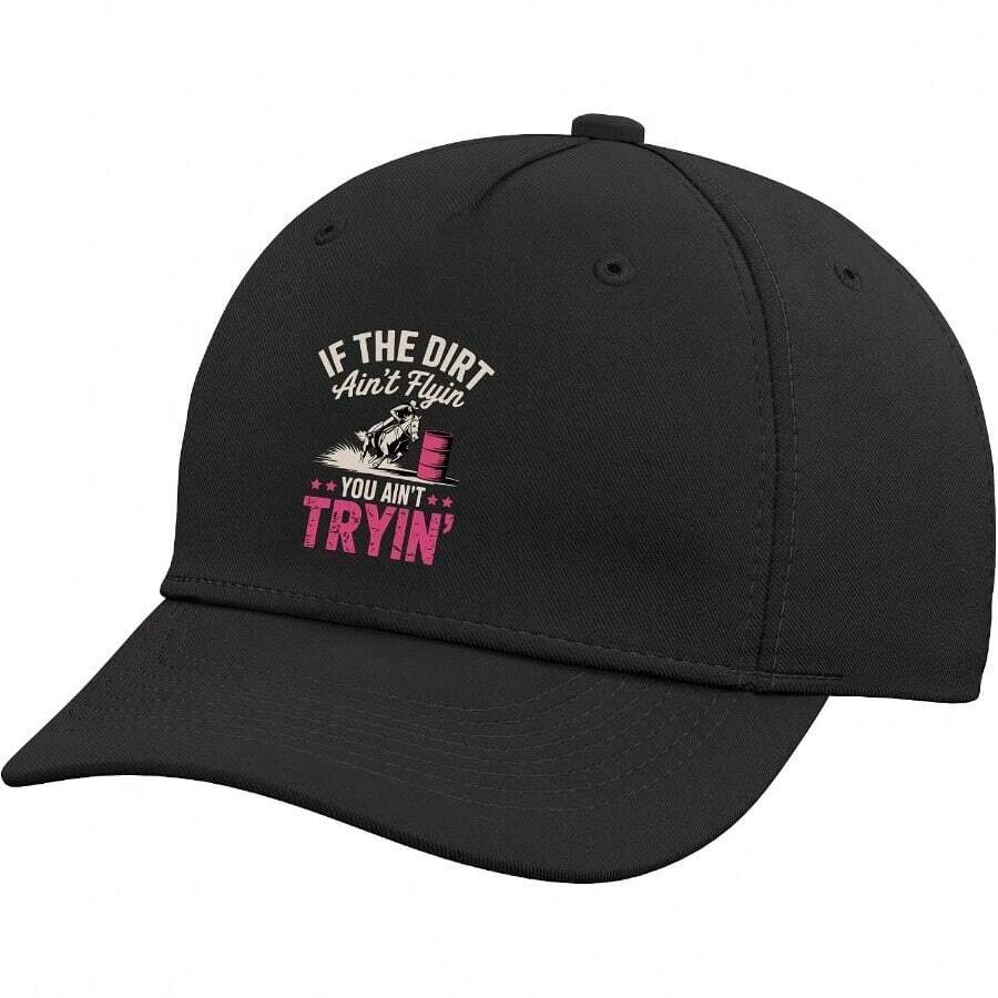 Cool Art Women Men Rodeo Adjustable Baseball Hat - One Size + Black - View 1