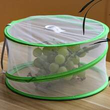 Spring Frame Food Tent Set, Round Net Dish Covers Fruit Bowls, Serving Plates, Group Meal Tables And 30cm 34cm 39cm Dish Widths - View 7