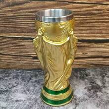 FIFA Hercules Cup Shaped Beer Mug, 3D Embossed Replica, Bar Watching Party Living Room Desktop Decor, Sports Atmosphere Decoration, Football Fan Gift, Exquisite Design With Strong Visual Appeal - Multicolor - View 7