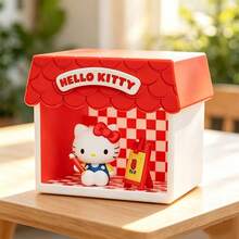 Miniso Hello Kitty Fun House Series Mini Box Pro+, Delicate Scene Assembly Model With Fine Details, Mini Miniature Room Set, Exquisite Desktop Display Ornament, Classic Sanrio IP Assembly Toy For Collection (1 PC Random Delivery) - Multicolor - View 5