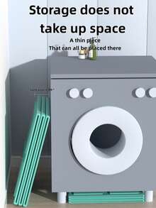 1 pieza Bañera plegable para bebé con patrón de dibujos animados, bañera todo en uno para sentarse y acostarse, bañera extra grande y extra larga - Multicolor - Ver 8