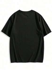 Maglietta da donna con personaggio anime manga cosplay in cotone a maniche corte per convention, uso quotidiano casual e street, lavabile in lavatrice, unisex - nero - Visualizzare 2