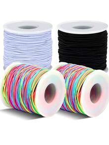 Bracelet String 1/2/3Pcs 164Feet Elastic String For Bracelet DIY Crafts, 1mm Stretchy Cord For Jewelry Making Sewing Necklace Beading - 1mm Elastic Cord - View 8