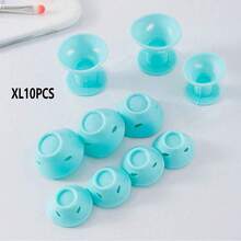 10 pezzi/20 pezzi/30 pezzi/40 pezzi Bigodini senza calore, Bigodini in silicone morbido, Bastoncini per arricciare i capelli durante la notte, Strumento per acconciatura ondulata - Multicolore - Visualizzare 15
