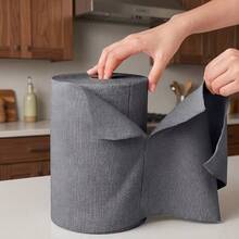 50pcs Microfiber Cleaning Cloths: High Absorbency, Lint-Free Rags, Suitable For Home, Kitchen And Car, Reusable Cleaning Wipes, Roll-Up Tear-Off Design - A - View 11