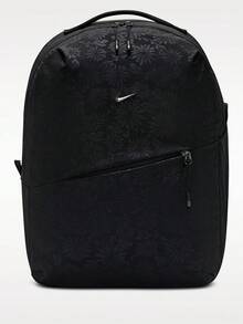 Nike 中性款 NK AURA BKPK 花卉壓紋後背包 IQ1267-010 - 黑色 - 查看 1
