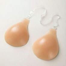 1pc Silicone Invisible Bra With Shoulder Straps, Anti-Slip, Anti-Sagging, Shaping & Lifting, Push-Up, Designed For Wedding Photography And Strapless Dresses - A - View 7
