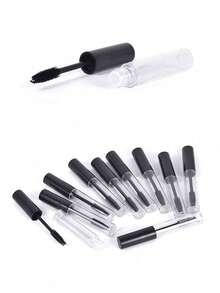 10/5/3/1pc 10ml Empty Mascara Tube, 0.34oz Cosmetic Container, Reusable Makeup Tool Mascara Bottle, Makeup, Vanity, Travel, Makeup Accessories, Travel, Special Offer, Travel Essentials - Multicolor - View 1