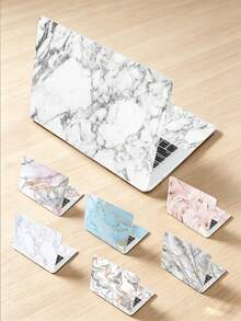 15-15.6 Inch Marble Pattern INS Style Laptop Skin, 2pcs Anti-Scratch Protective Sticker Film, Suitable For Back To School, Office And Study - View 3