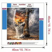Diamond Painting Kit - Natural Landscape, Animal Farm, Creative Famous Painting Theme Picture DIY 5D Full Drill Craft, Suitable For Home Room Decoration And Wall Decor, Perfect Choice For Holiday Parties And Various Celebratory Occasions - Sets - View 4