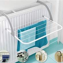 Foldable Drying Rack, No-Drill Window Sill Balcony Clothes Rack, Metal Material Home Towel & Clothing Storage Hanging Rack, Non-Slip Stable Strong Load-Bearing, Space-Saving Foldable, Suitable For Bay Window Sill Bathroom Indoor, Home Drying & Hanging Multi-Function Storage Rack, Small Apartment Home Drying Practical Tool - View 1