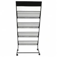 SHIOUCY Magazine Rack - Black 1pc - View 9