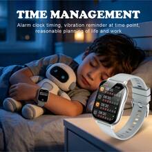 NcmRyu New 2026 Model 1.83-Inch Large Screen Smartwatch, Suitable For Children And Teenagers, Supports Calls, Message Notifications, Sports Modes, Weather Forecast, Customizable Widgets, Essential Accessory For Children's Daily Life - View 6