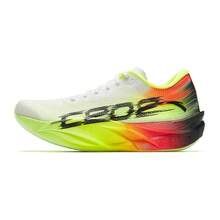 Anta C202 6th Gen PB | Professional Full-Palm Carbon Plate Marathon Racing Running Shoes Men Lightweight Sports Shoes - Paper White/Basic Black/Fluorescent Fiery Orange-4 - View 6