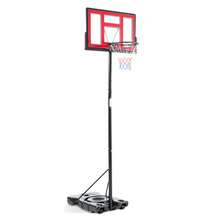 Outdoor Basketball Stand, Adjustable Height From 5.08 To 8.53 Feet, Portable Basketball Hoop And Target, With Refillable Base - Red - View 2