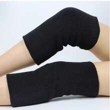 2pcs Thickened Towel Knee Pads, Soft Comfortable Warm Design, Unisex, Suitable For Running, Hiking, Fitness And Daily Activities - Multicolor - View 12