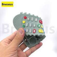 Bneseus 1pc Soft Silicone Teething Toy For Newborns, Baby Sensory Chewing Teether, Suitable For Boys And Girls, Halloween Gift, Christmas Gift - Remote Control - View 6