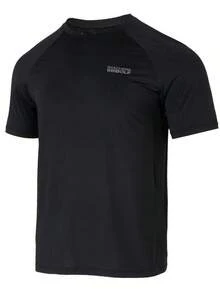 Skechers Men's Golf Collection Side-Seam Mesh Raglan Cooling Quick-Dry Crew Neck Short Sleeve T-Shirt - Black - View 1