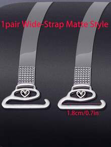Transparent Anti Slip Bra Straps With Metal Hooks Transparent Invisible Bra Straps For Girls And Women Invisible Bra Strap For Travel Back To School Home Decor Summer Exerise Indoor Outdoor Birthday Gift Party Essential Accessory - Multicolor - View 16