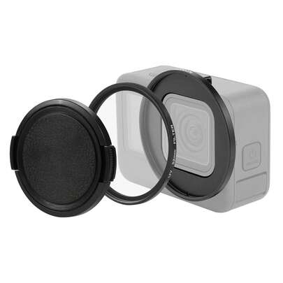 PULUZ 52mm UV Lens Filter For HERO12 Black /11 Black Mini /11 Black /10 Black /9 Black, With Adapter Ring