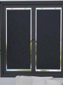 1pc/2pcs Blackout Roller Blinds, Suction Cup Installation, No Drilling Required, Easy To Use, Suitable For Car Windows And Home Windows For Heat Insulation, Sun Protection, Freely Expandable, Modern Style, Suitable For Bedroom And Multiple Rooms (Please Note), Please Soften With Hot Water Before Use And Place In A Well-Ventilated Area For 1-3 Days To Remove Odor From Material - Sunshade Roller Blind - View 1