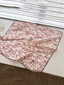 1pc Bohemian Style Ditsy Floral Soft Lightweight Summer Beach Headband - Burgundy - View 6