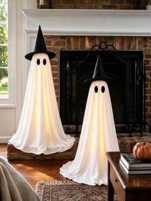 Halloween Glowing Ghost, Indoor/Outdoor Scary Ghost Decoration, Suitable For Porch, Home, Outdoor, Garden, Yard, Lawn, Party Decor - Ghost - View 5