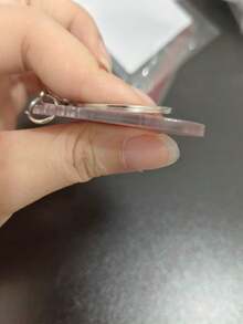 1個 2D 扁平粉色拳擊手套壓克力鑰匙圈，輕量包包背包車飾吊飾，適合女性與青少年生日畢業禮物 - 彩色 - 查看 6
