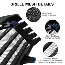 Model Y Juniper 2025+ Front Grille Mesh Insert, Split Lower Bumper Grille Protector, ABS Air Vent Mesh Guard, Exterior Car Modification Part For Stone Protection - Tesla Front Air Intake Grille Cover - View 5