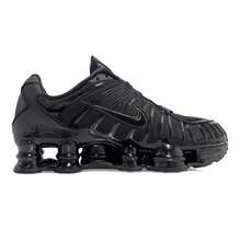 Nike New Low-Top Comfortable Breathable Running Cushioning SHOX TL Casual Shoes - Black - View 8