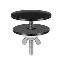1pc Sink Tap Hole Cap,Stainless Steel Flat Tub Drain Stopper, Easy Install Leak-Proof Plug, For Bathtub And Kitchen Basin, Decorative Odor-Proof Cover, Multi-Purpose Hole Plug - A - View 8