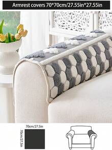 1pc All-Season Universal Sofa Cover, Modern Minimalist Non-Slip Sofa Seat Cushion Cover, Dust-Proof, Dirt-Resistant, Machine Washable, Hand Washable, Fresh Fashionable Soft Non-Fading Non-Shedding Sofa Cover Cloth, Bedroom Decor, Pet-Friendly Protective Cover, Adjustable Corner Sofa Cover Suitable For Bedroom, Office, Living Room, Combination Furniture, L-Shaped Sofa And 1234-Seater Sofa - Grey - View 14